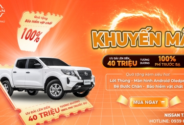 Nissan Navara – Ưu đãi lên tới 40 Triệu hoặc giảm 100% Thuế Trước Bạ và Nhiều Ưu Đãi Lớn Tại Nissan Tân Phú Tháng Này