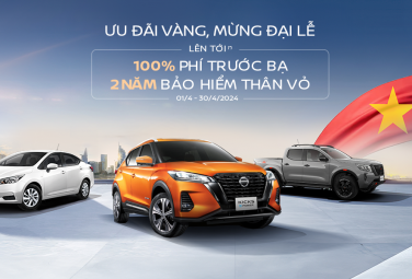 ƯU ĐÃI VÀNG, MỪNG ĐẠI LỄ CÙNG NISSAN