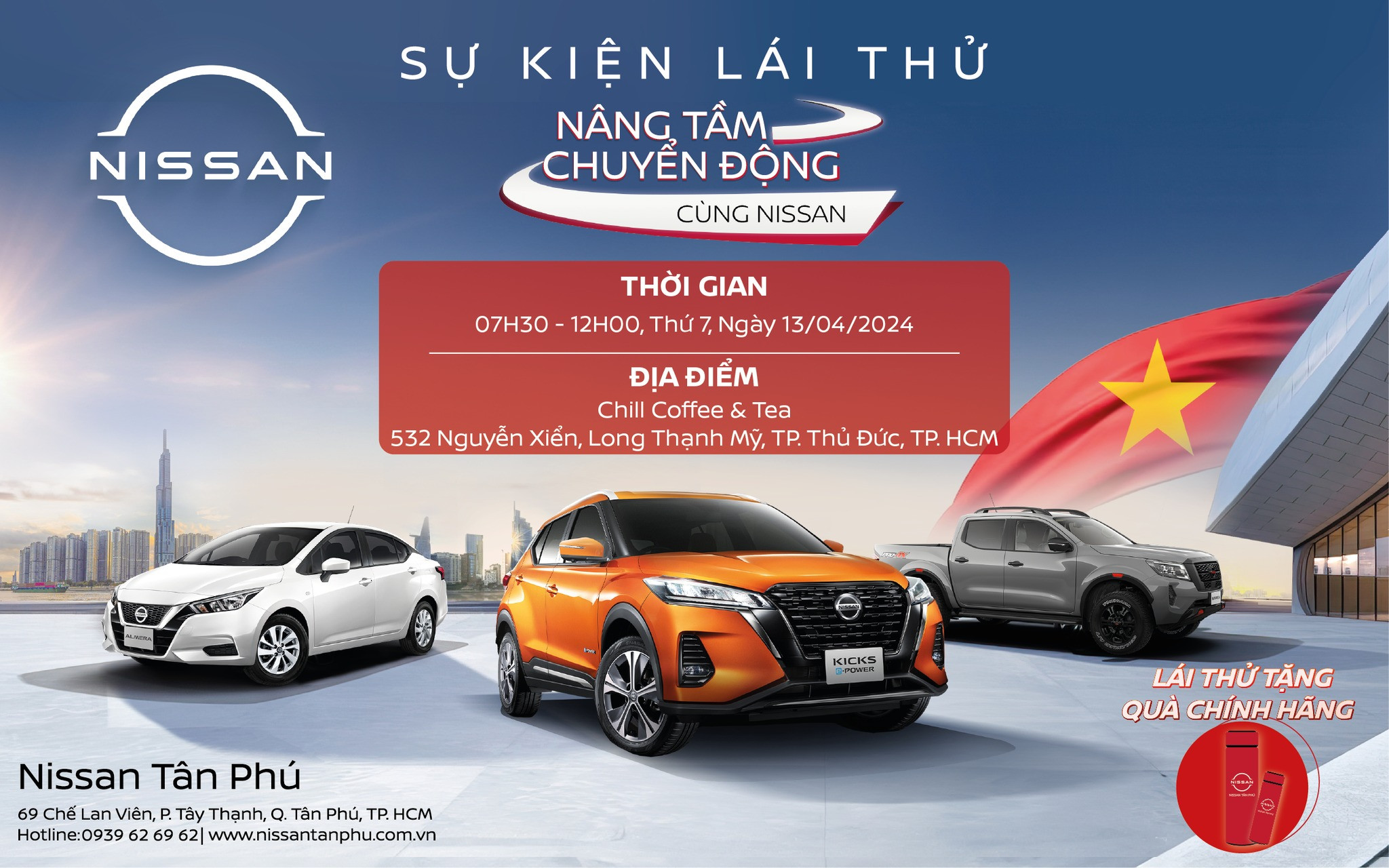 SỰ KIỆN LÁI THỬ XE NISSAN TẠI TP. THỦ ĐỨC THÁNG 04/2024