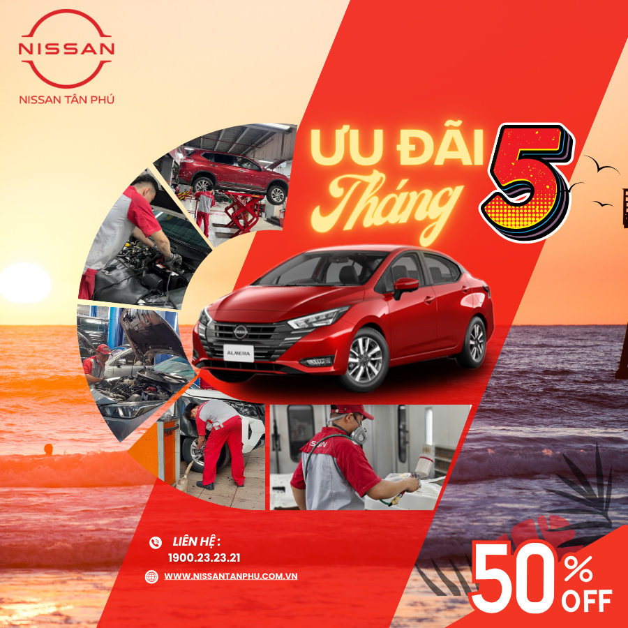 NISSAN TÂN PHÚ – CHÀO HÈ RỰC RỠ, SALE DỊCH VỤ CỰC ĐỈNH